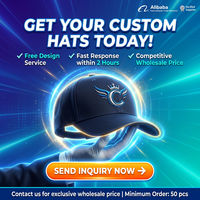 Gorras Personalizadas con Bordado, de Sarga de Algodón, 5 Paneles, Estructuradas, con Visera Curva y Correa de Tela, para Programas de Marcas Minoristas