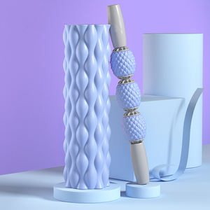 Ensemble de <span class=keywords><strong>yoga</strong></span> HuaYi comprenant <span class=keywords><strong>tapis</strong></span> roues rouleaux en mousse et bâtons de massage une variété d'équipements pour compléter une variété d'actions - Product Image 3