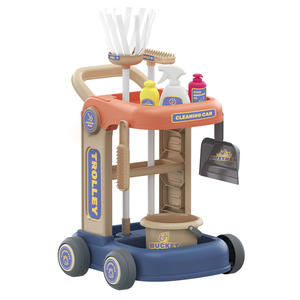 Ensemble de jouets de nettoyage en plastique, <span class=keywords><strong>kit</strong></span> de jeu éducatif pour les tâches ménagères - Product Image 1