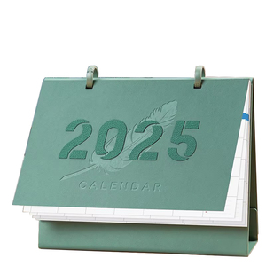 Tùy chỉnh có thể in logo công ty quảng cáo <span class=keywords><strong>2025</strong></span> Lịch <span class=keywords><strong>12</strong></span> tháng kinh doanh bàn lịch với đứng - Product Image 1