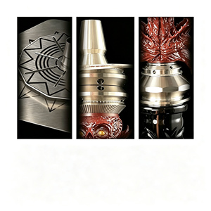 Set de Shisha de Resina Artística y Acero Inoxidable de 40cm, Personalizable, Decorativo de Lujo, Venta al Por Mayor - Product Image 6