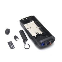 Pièces de rechange d'interphone, boîtier noir avec pièces pour Motorola GP328 GP340 MTX900 PRO5150 PRO5350 PTX700 HT750