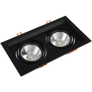 Iluminación interior Lámparas de fondo <span class=keywords><strong>LED</strong></span> <span class=keywords><strong>Cuadrado</strong></span> Regulable Empotrable <span class=keywords><strong>LED</strong></span> Downlights 14W 18W 24W COB <span class=keywords><strong>LED</strong></span> Focos de techo - Product Image 1