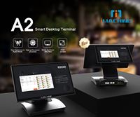 Pantalla táctil de 15,6 pulgadas Windows11, terminal Pos plegable, escritorio, restaurante inteligente, pedidos al por menor con sistema de terminales Pos WIFI NFC