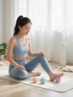 Balle de massage Trigger Point en plastique unisexe pour la relaxation des tissus profonds, la récupération musculaire et l'entraînement à la mobilité