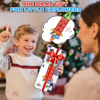 Nouvelle Tendance 2026 : Coffret Portable de 32 Blocs Magnétiques en Boîte Métallique – Jouet de Voyage avec Mini Tuiles Magnétiques de 3,75 cm pour Enfants