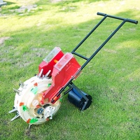 Nouvelle machine à semer multifonctionnelle à 7 rangs pour jardin et ferme, à haute productivité, avec moteur et poussée manuelle, et garantie d'un an