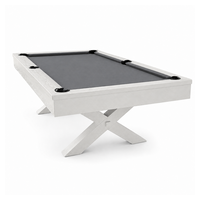 Tables de billard de luxe en bois personnalisables de 7, 8 et 9 pieds, installation facile, vente en gros, OEM