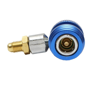 Adaptateur rapide R134A réglable pour manomètre de climatisation automobile, connecteur rapide haute et basse pression pour réfrigérant de voiture