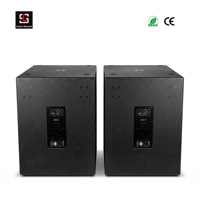 Speaker Subwoofer LS-8005 21 Inch 1500W RMS Profesional, Speaker Audio Custom Logo OEM untuk Panggung Konser, Bersertifikasi CE RoHS