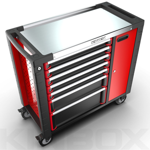 Tủ lưu trữ kim loại nặng 7 ngăn kéo với tủ Công cụ hoàn hảo mang bóng cho nhà để xe gia đình hoặc xưởng nhỏ - Product Image 4