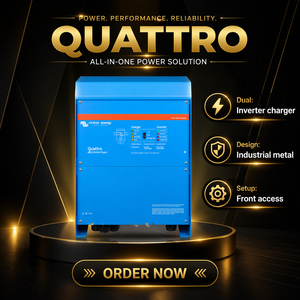 For Quattro 48V 10000W 120V Inverter <b>Charger</b> 2 X 100A Three Phase <b>Solar</b> Power System Model QUA483100102 - Product Image 5
