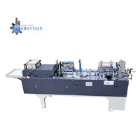 Machine à plier et à coller les boîtes en carton automatique de petite taille ZH-500, mini machine à plier et à coller automatique
