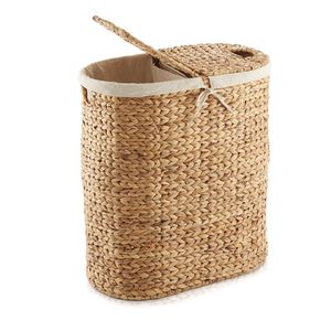 Panier de rangement pliable personnalisable Ecoka grande taille en corde de paille tressée écologique et fibres végétales, grande capacité pour salle de bain - Product Image 1