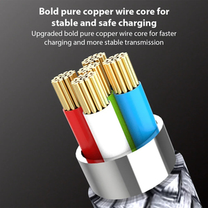 Cavo Xput 6A 100W USB 2.0 a Type-C ad Angolo Retto 90 Gradi per Ricarica Rapida e Sincronizzazione Dati per Telefoni Cellulari - Product Image 3