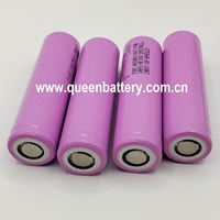 Batterie rechargeable QB 18650 3500 mAh 3,6 V 3,7 V 10 A certifiée KC/CE, durée de vie de 500 cycles, pour lampe torche, ordinateur portable, onduleur, véhicule électrique, vélo électrique