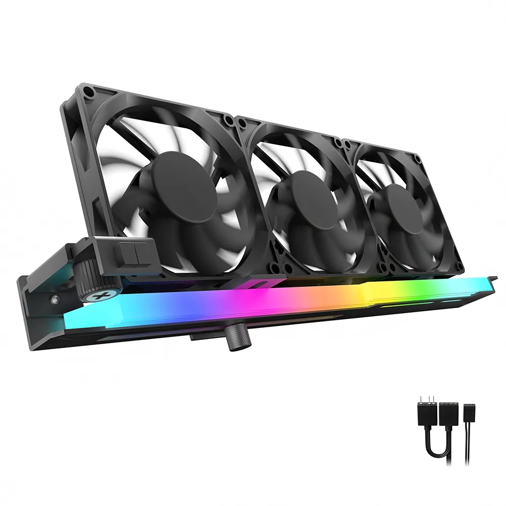 GPU holder Bracket mainboard sync RGB LED light Customizable Video card support frame for computer
