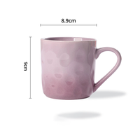 Tasse touristique en céramique peinte à la main, personnalisée avec un motif de monument historique, pour les boutiques de souvenirs des musées, les événements culturels et la promotion des destinations