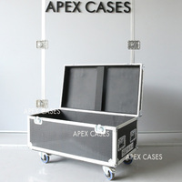 APEX CASES Boîte à outils utilitaire personnalisée pour le stockage et la location de matériel de performance, surface stratifiée ignifuge pour loquets, mousse EVA