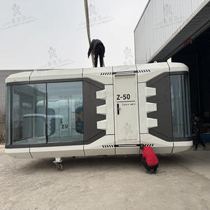 Lubangzhu Fournisseur d'usine, maison en structure légère en acier et en aluminium, camping en plein air, maison intégrée B&B, capsule spatiale - Product Image 4