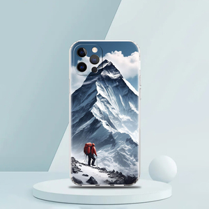 Everest Mountain <span class=keywords><strong>World</strong></span> Custodia per telefono di lusso per iPhone 16 15 14 13 12 11 Pro xx X XR SE 7 8 Plus TPU <span class=keywords><strong>Cover</strong></span> in Silicone trasparente - Product Image 3