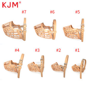 छोटे मध्यम बड़े और बड़े कुत्तों के लिए Kjm पालतू कुत्ते मजल सांस लेने योग्य टोकरी मजल को काटने से रोकता है - Product Image 4