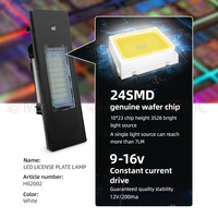 Éclairage de plaque d'immatriculation led pour BMW E81, E87, E87N, E85(Z4), E866, E63, E63N, E64(M6), E64N lumières super lumineuses