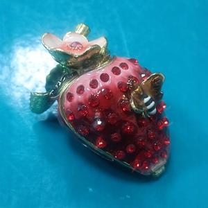 Boîte à bijoux en émail en forme de cœur libellule, en alliage, cadeau de saint-valentin, conteneur de rangement décoratif pour la maison ou les souvenirs de voyage - Product Image 2