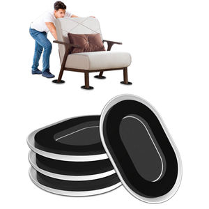 Deslizadores para Muebles de PVC Resistentes, Reutilizables, Grandes, para Alfombras y Pisos Duros, Antideslizantes y Antivibración - Product Image 1