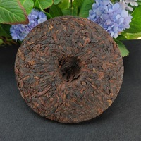 Thé Pu-erh mûr du Yunnan Menghai 2010, gâteau de thé de montagne ancienne de 357g, vente directe d'usine, thé amincissant en boîte
