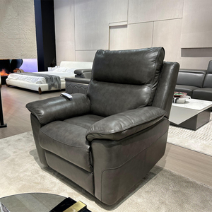 Sillón Reclinable Eléctrico Moderno para Adultos Mayores, Reclinación Total, Cuero, Masaje, Calefacción, Reposapiés Extendido, Control Remoto Inalámbrico - Product Image 2