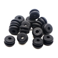 Kit d'assortiment de 125 œillets en caoutchouc ZM, œillets ronds double face, bouchons de trous solides