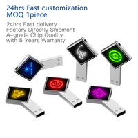 Penjualan terlaris dari pabrik USB elegan Flash Pen Drive lampu stik LED stik memori flashdisk Thumb Drive Disk Usb Flash Drive