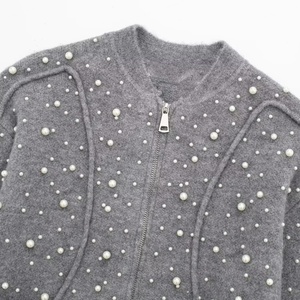 Suéter Personalizado con Logotipo OEM para Hombre, Fabricante de Suéteres, Cárdigan con Patrón Jacquard, Ropa de Punto Informal, Suéter de Cuello Redondo para Hombre, Suéter de Punto para Invierno - Product Image 3