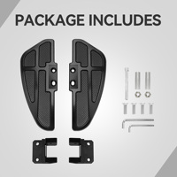 Planches de sol antidérapantes en caoutchouc noir personnalisées, repose-pieds et repose-jambes en aluminium pour Can-Am Spyder F3 / F3-S / F3-T (2015-2025)