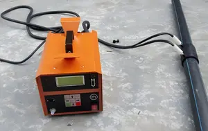 ماكينة لحام أنابيب الغاز بالتدفئة الكهربائية 0-315 مم بالانصهار المتعرج للتدفئة الكهربائية لتركيبات أنابيب hdpe