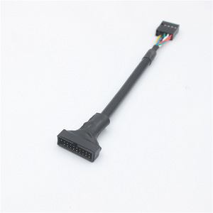 <b>Usb</b> <b>2.0</b> To <b>Usb</b> 3.0 Adapter Cable 9 Pin To 20 Pin Male Female Connector Pure Copper Wire Injection Molding - Product Image 3