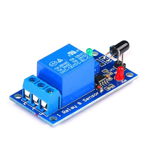 Two-in-One 5V/12V Relay Module with Flame Sensor for Fire Alarm and <strong>Light</strong> Detection in <strong>Microcontrollers</strong> and FPGAs - Product Image 2