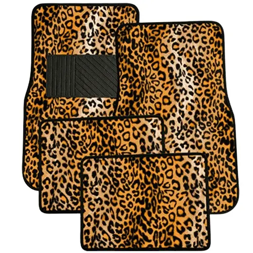 Bruin Oranje Leopard Cheetah Print Tapijt Vloermat