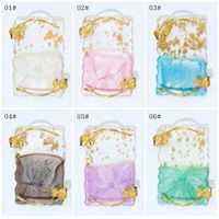Nouvelle palette de vernis à ongles en gel 6 couleurs, plateau antidérapant pour nail art avec poignée dorée