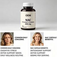 NAC N-acétyl-L-cystéine 600 mg 100 capsules Complément alimentaire