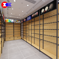 Étagères de supermarché robustes bois sable métal Dollar magasin maison articles pharmacie accessoires présentoirs
