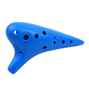 Instrument de musique en plastique 12 trous Ocarina Flute Alto C avec <span class=keywords><strong>partition</strong></span> de musique pour mélomane et débutant - Product Image 1