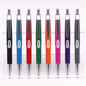 Nouvelle promotion : stylos à bille en métal bon marché avec impression personnalisée, logo de marque, fabricant de stylos à bille, cadeau - Product Image 1