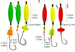 <span class=keywords><strong>Euro</strong></span> Style pêche à la carpe longue coulée poisson-chat plate-forme Eps mousse flotteur Bobber ensemble avec cloche pour la pêche de Surface - Product Image 5