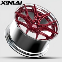 XINLAI Custom Deep Concave 16 à 22 pouces 8-12J Roues forgées en alliage d'aluminium Moyeux 2 pièces Jantes de voiture Roues pour Mercedes BMW Audi