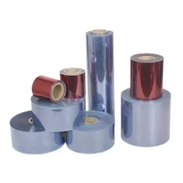 Miglior prezzo cina fabbricazione 0.2mm 0.25mm Film plastico In PVC rigido trasparente o colorato In rotolo pellicola Blister per imballaggio farmaceutico