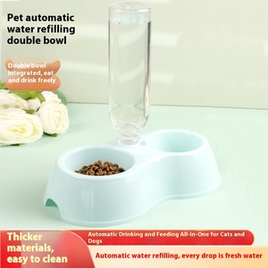 All'ingrosso Pet Feeder doppia ciotola da viaggio per interni/esterni cane cane Dispenser acqua per piccoli gattini Pet Dog ciotola - Product Image 3