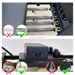 Vendite calde commerciale nero alluminio <span class=keywords><strong>Pilates</strong></span> Reformer macchina <span class=keywords><strong>Pilates</strong></span> Reformer per Studio <span class=keywords><strong>Pilates</strong></span> - Product Image 2