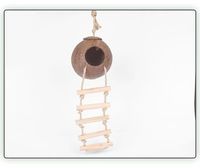 Autres fournitures pour nids d'oiseaux en autres matériaux, conception anti-évasion, fibres de paille pour l'élevage des calopsittes et des perruches, accessoires d'extérieur toutes saisons